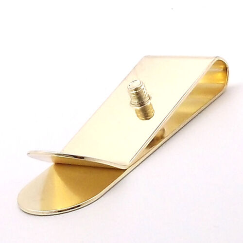 Money Clip with Concho Screw Brass Plated 1242-01 - Picture 2 of 3