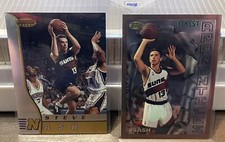 1996-97 Topps Finest #75 & Bowman’s Best #R18 Steve Nash RC