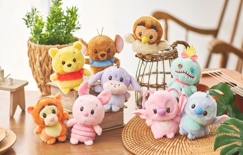 Winnie the Pooh Piglet plush toy Urupocha-chan Disney store limited 12cm/ 4.7-in - Picture 22 of 22