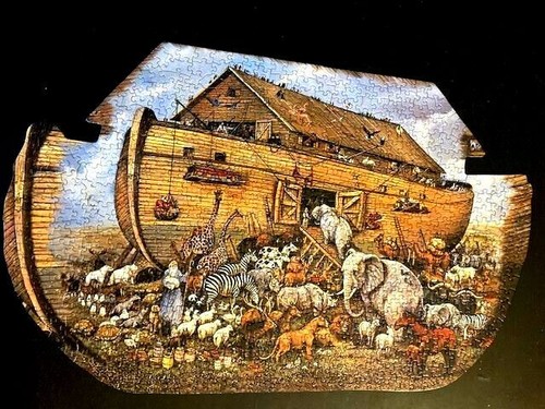 Noah And The Ark Shaped Jigsaw Puzzle 750 Piece - Picture 2 of 3