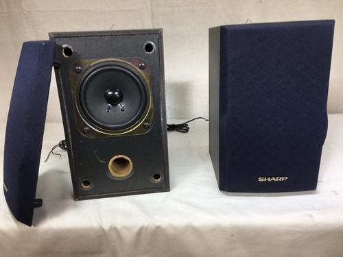 Coppia Casse Altoparlanti Sharp CP-505 10 Watt - Foto 3 di 16