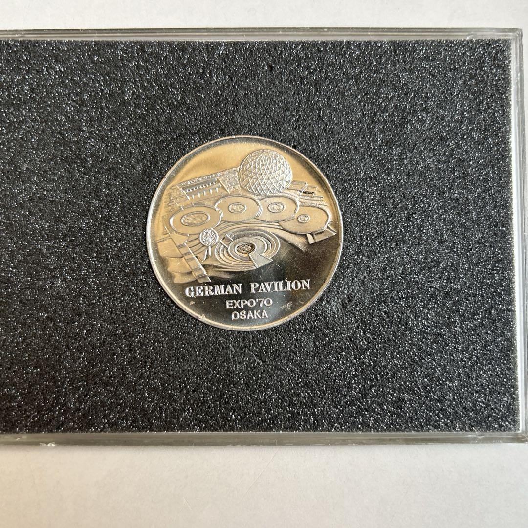 EXPO'70 日本万博博覧会PAVILION STAMP MEDAL メダル エキスポ70 日本万国博覧会記念メダル 銀MEDAL EXPO70 箱あり