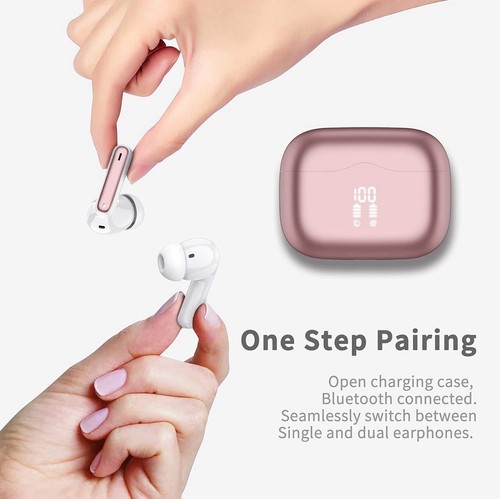 Wireless Earbuds, Bluetooth 5.3 Headphones in Ear with HiFi Stereo Deep - Picture 5 of 7