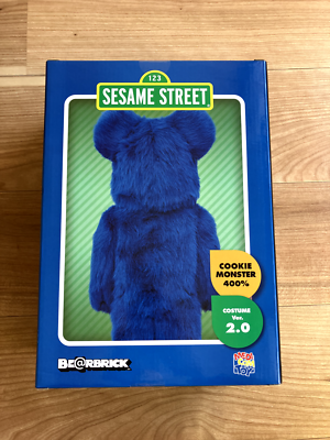 MEDICOM TOY BE@RBRICK COOKIE MONSTER COSTUME Ver.2.0 400 MEDICOM TOY BE@RBRICK COOKIE MONSTER COSTUME Ver.2.0 400