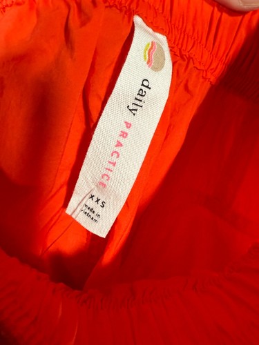 Antropologie Daily Practice Parachute Pants Womens Size XXS Red NEW - Picture 6 of 9