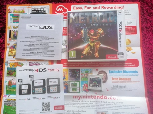 jeu original Nintendo 3DS METROID Samus Returns PAL FR
