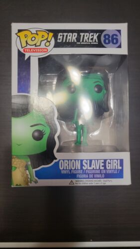 Funko Pop Star Trek Orion Slave Girl #86, Vaults, with 2 Dings In Box
