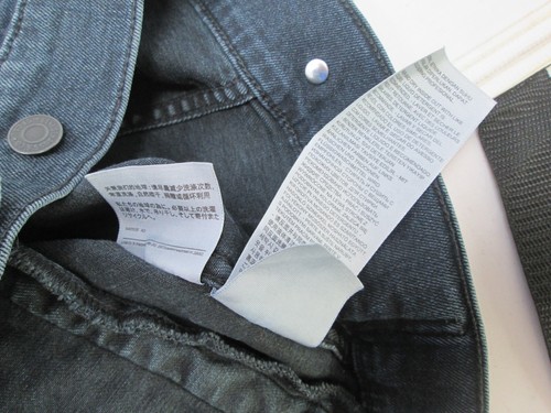 Levis Black Denim Jean Jacket Youth Size M Medium Girls - Picture 5 of 10