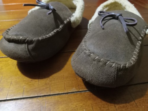 Levis Strauss Slippers Size L 11-12 Brown - Picture 2 of 8