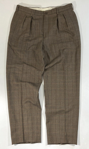 Herren Orvis Wollhose Hose kariert Tartan Made in Canada Gr. 36
