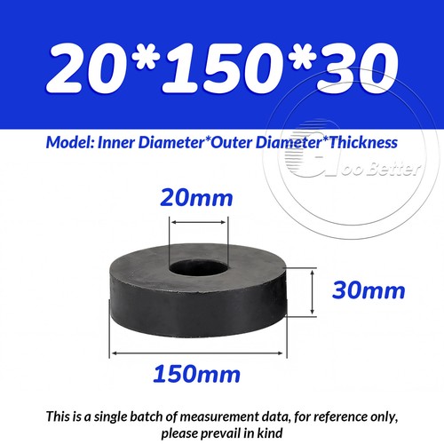 Rubber Spacer Round Anti Vibration Isolation Pads Isolator Bushing Spacer Washer - Picture 53 of 65