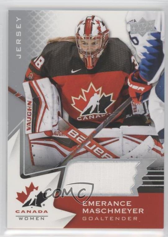 2020 Upper Deck Team Canada Juniors Women's WC Jerseys Emerance Maschmeyer #50