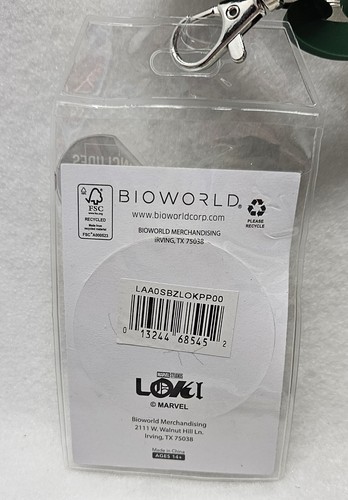 Cordino Marvel Loki Time Variance Authority con adesivo da collezione/nuovo - Foto 2 di 6