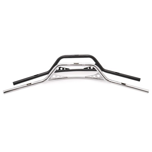 Vintage Motorcycle 22mm Clamping Handlebar Scrambler Tracker Custom Chrome Bar - Picture 9 of 14