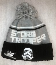 New Era Star Wars Stormtrooper White/Grey/Black Pom Beanie