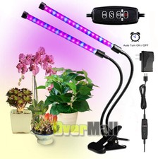 LED Grow Light for Indoor Plant,20W LED Auto Timer Full Spectrum Plant Lights