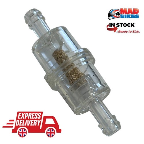 Universal Inline Rasenmäher Kupferkern Benzin Kraftstofffilter 6 mm - Bild 1 von 9