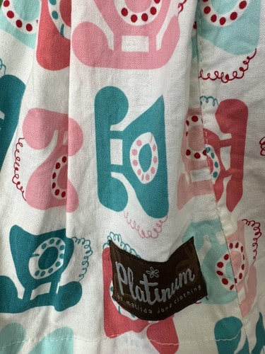 Matilda Jane Platinum Telephone Ellie Top Size 8 (435) EUC - Picture 3 of 4