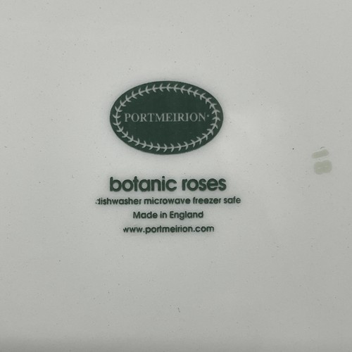 Portmeirion Botanic Roses Salad Plate Tamora Peach Floral NEW - Picture 7 of 8