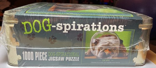 Brand New Dog-spirations "Hope" 1,000 piece Jigsaw Puzzle Metal Tin 19" x 26" - Picture 6 of 6