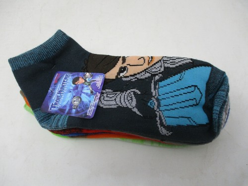 Planet Sox DreamWorks Troll Hunters Tales Of Arcadia 6 Pack Ankle Socks Large - Picture 1 of 3