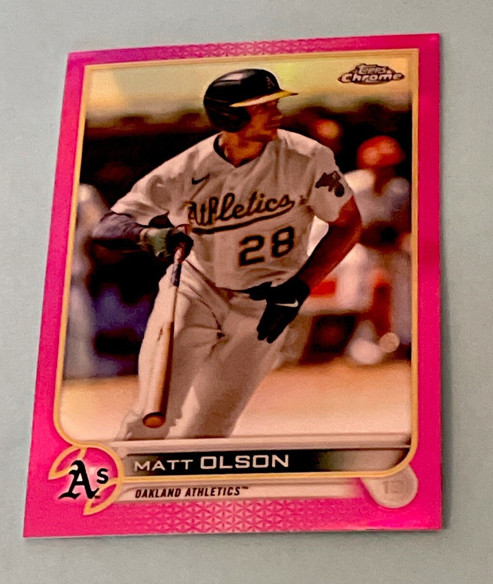 2022 Topps Chrome PInk Refractors Card #148 Matt Olson | eBay