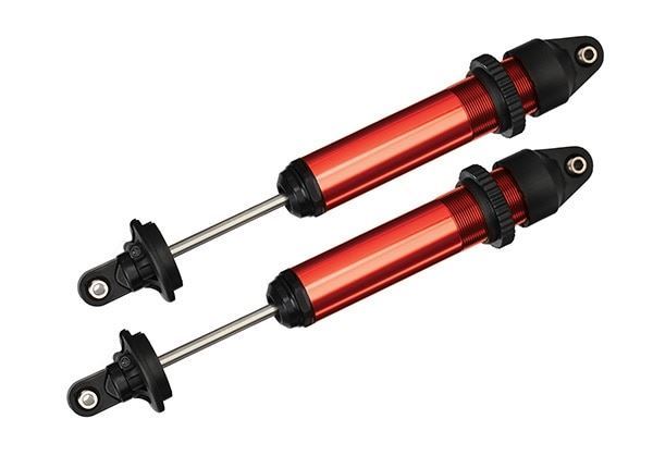 Traxxas Rojo Aluminio Anodizado GTX choques con resortes TRA7761R Traxxas Rojo Aluminio Anodizado GTX choques con resortes TRA7761R