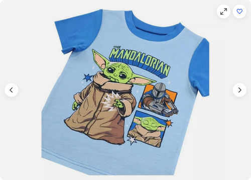 Disney Boy's Star Wars Mandalorian Graphic 4 Piece Pajama Set (SIZE:3T) NWT - Picture 5 of 5