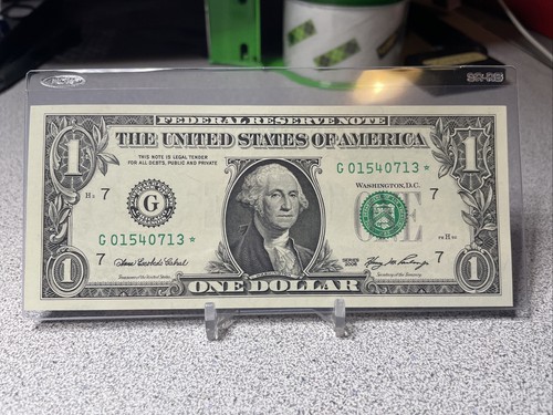 Wow ⭐️ note 2006 $1  FEDERAL RESERVE NOTE DOLLAR BILL⭐️  ( CHICAGO “G'' ) UNC - Picture 7 of 10