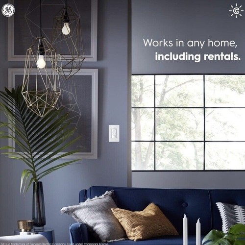 GE CYNC Smart Dimmer Light Switch, Wire-Free, Bluetooth and Wi-Fi Light Switch - Picture 6 of 7