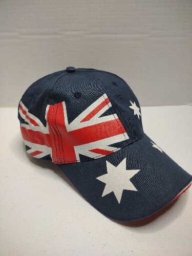 Baseballmütze Kappe Australien Aussie rot weiß blau Flagge Hakenschlaufe Einheitsgröße FA - Bild 3 von 11