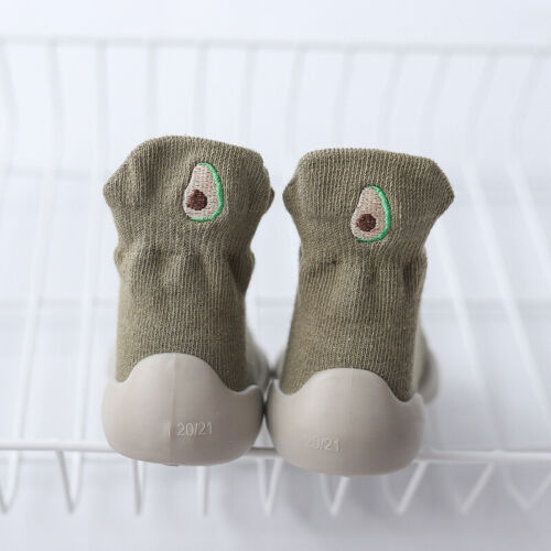 Kids Baby Girls Boys Toddler Anti-slip Slippers Socks Cotton Floor Crib Shoes - Picture 17 of 18