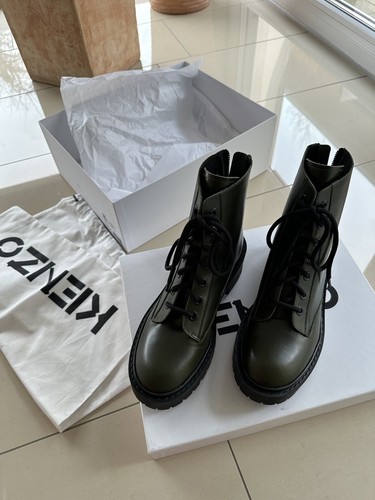 KENZO BOOTS 38 GRÜN TRACKSOHLE SCHWARZ KALBSLEDER‼️ - Bild 8 von 13