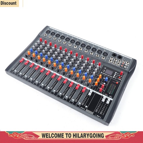 Mezclador de audio de estudio en vivo Bluetooth USB de 8/12/16 canales consola de mezcla sonido profesional - Imagen 30 de 44