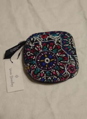 Vera Bradley Mini Jewelry Case Stained Glass Medallion New With Tags