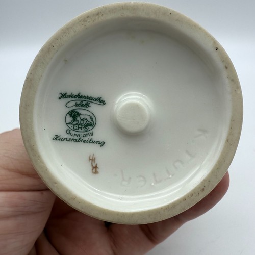 Seltene Art Deco Hutschenreuther Mephisto Porzellan Figur signiert K. Tutter wie besehen - Bild 11 von 11