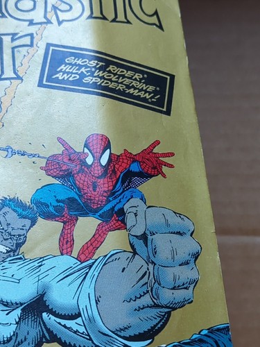 Fantastic Four #348 (1991) Gold Cover, Marvel Comic Book Hulk, Spiderman - Picture 16 of 24