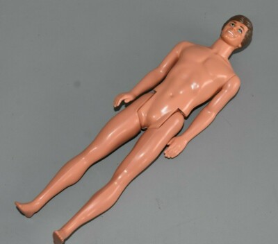 Ken Barbie Puppe Mattel 1968  Hongkong  Kniegelenke flexibel top Fach #E2