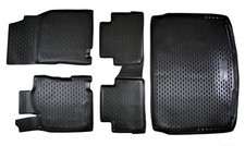 Gummimatten + Kofferraumwanne Set Für Nissan Qashqai J11 2014-2021