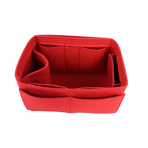 Women Felt Purse Handbag Organizer Insert Multi Pocket Storage Tote Bag Durable - Picture 12 of 17