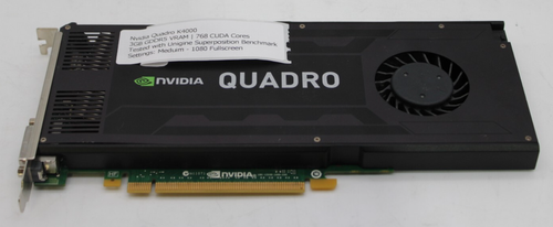 Nvidia Quadro K4000 3GB GDD VRAM 768 CUDA Graphics Card *USED/TESTED* - Picture 4 of 4