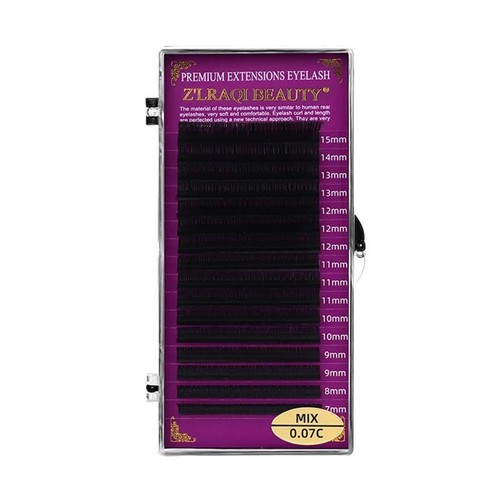 Eyelash Extension Supplies 0.07/0.1mm Thick C/D Curl Individual Lash Extensions - Picture 23 of 47