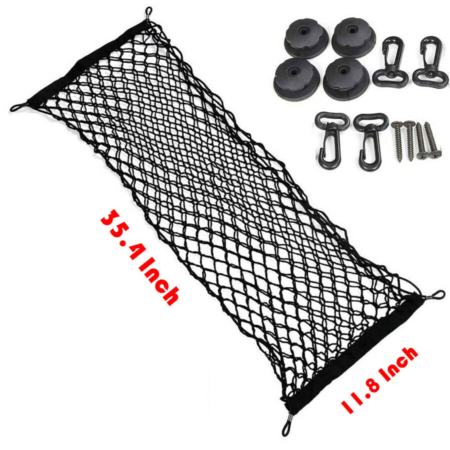Rear Trunk Envelope Style Mesh Organizer Cargo Net For Toyota Tundra 2014-2020