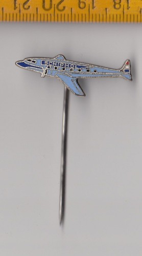 Insignias de pin de aeropuerto vintage década de 1960 aerolínea KLM Luchthaven Schiphol - Imagen 16 de 30