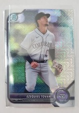 2022 Bowman Chrome Ezequiel Tovar #BCP-231 Mojo Refractor
