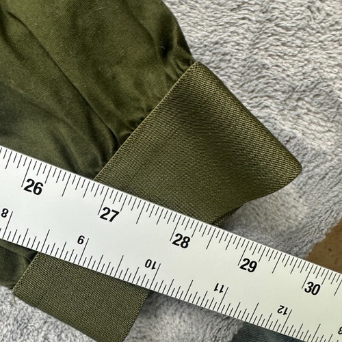 Nike Mens Bonded Tech Pants Size 28 Woven Green Tapered Athletic Gorpcore Jogger - Picture 6 of 10