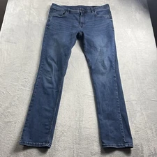 The Perfect Jean NYC Slim Fit Knight Dk Blue 38x34 Comfy Stretch Denim