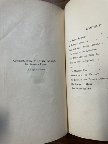1899 The Day's Work by Rudyard Kipling Hardcover Vintage Antique - Bild 7 von 12