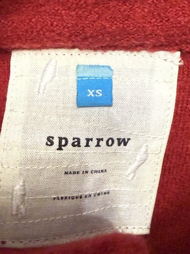 Sparrow Anthropologie Sweater Wool XS - Picture 5 of 8