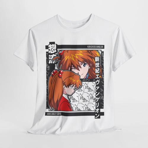 Asuka Langley Neon Genesis Evangelion Camisa Anime Japonés Camiseta Manga EVA - Imagen 26 de 85